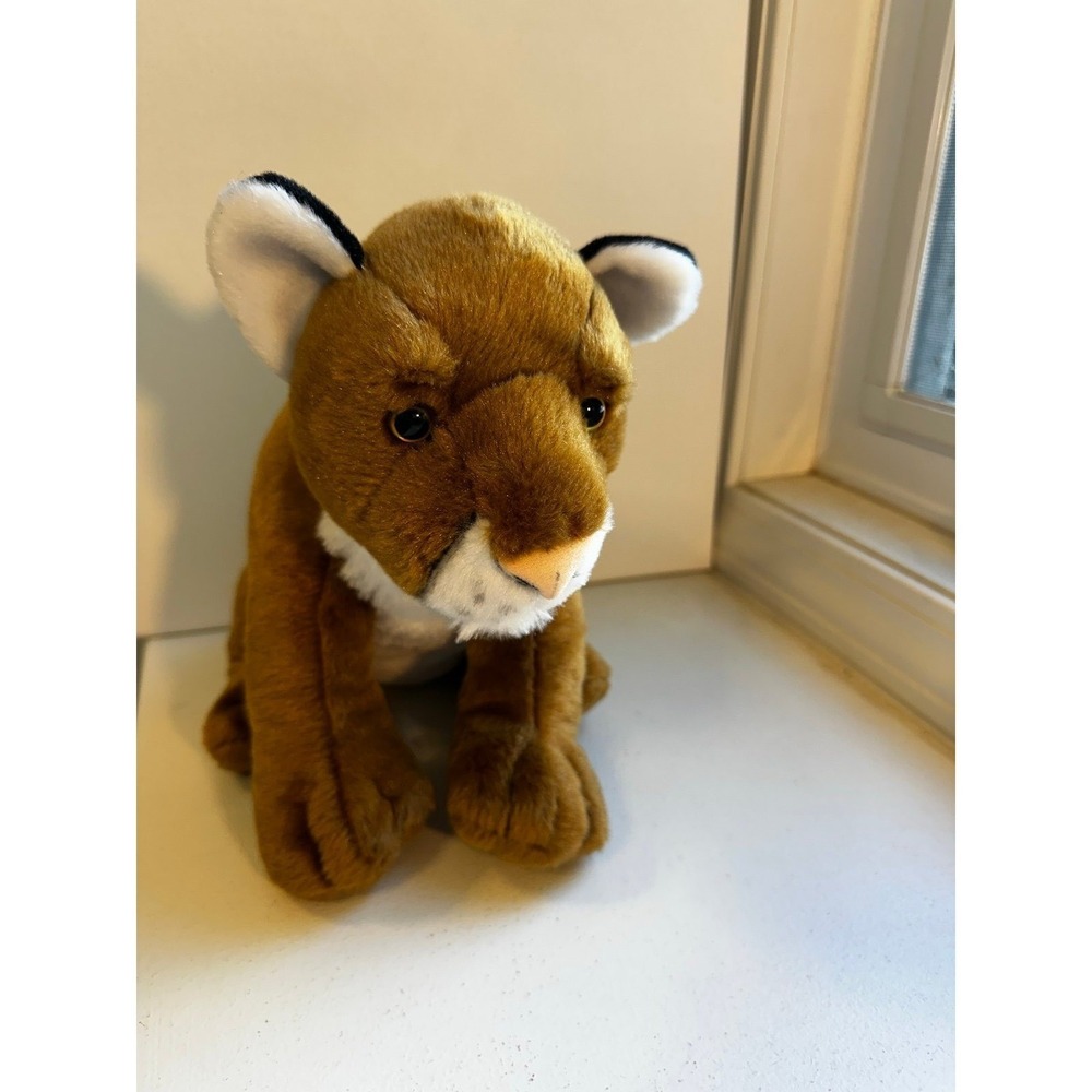 12" Wild Republic realistic Mountain Lion Plush stuffed animal
